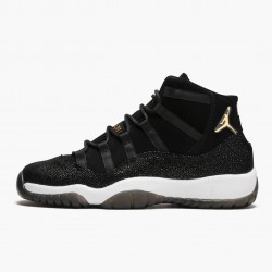 Nike Air Jordan 11 Retro "Heiress Sort Stingray" Dame/Herre 852625 030 Sort/Metallic Guld-Hvid