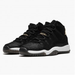 Nike Air Jordan 11 Retro "Heiress Sort Stingray" Dame/Herre 852625 030 Sort/Metallic Guld-Hvid