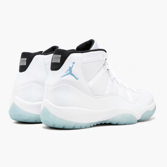 Nike Air Jordan 11 Retro Legend Blue 2014 Herre 378037 117 Hvid/Legend Blå