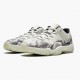 Nike Air Jordan 11 Retro Low Snake Light Bone Dame/Herre CD6846 002 Light Bone/Smoke Grå/Hvid-Bl