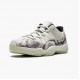 Nike Air Jordan 11 Retro Low Snake Light Bone Dame/Herre CD6846 002 Light Bone/Smoke Grå/Hvid-Bl