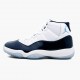 Nike Air Jordan 11 Retro UNC Win Like 82 Herre 378037 123 Hvid/University Blå