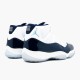 Nike Air Jordan 11 Retro UNC Win Like 82 Herre 378037 123 Hvid/University Blå