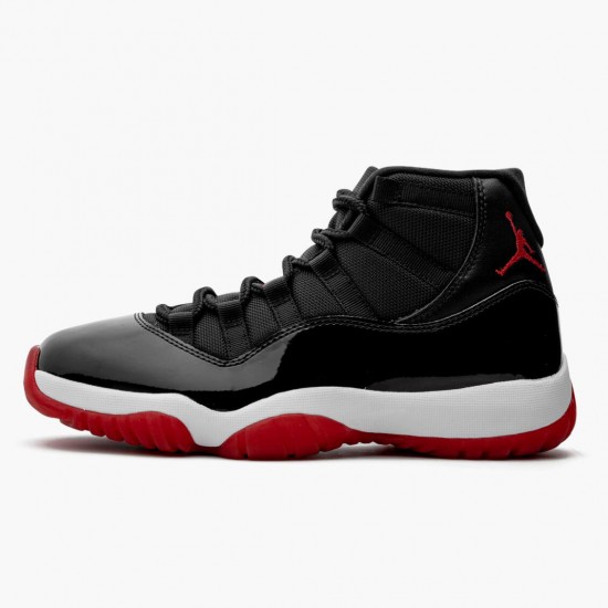 Nike Air Jordan 11 Retro Bred 2019 Sort/Hvid/Varsity-Rød 378037 061