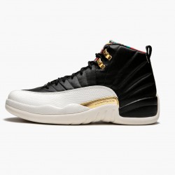 Nike Air Jordan 12 Retro 2019 CNY "Chinese New Year" Sort/True Rød-Sail Noir CI2977 006