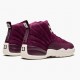 Nike Air Jordan 12 Retro Bordeaux Herre 130690 617 Bordeaux/Sail-Metallic Silver