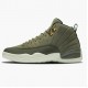 Nike Air Jordan 12 Retro Chris Paul Class of 2003 Herre 130690 301 Oliven Canvas/Sail/Sort-Metall