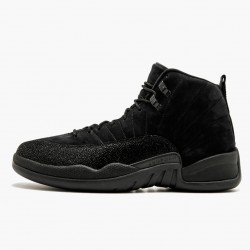 Nike Air Jordan 12 Retro "OVO Black" Herre 873864 032 Sort/Sort-Metallic Guld