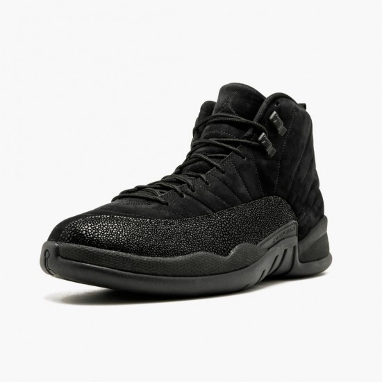 Nike Air Jordan 12 Retro OVO Black Herre 873864 032 Sort/Sort-Metallic Guld