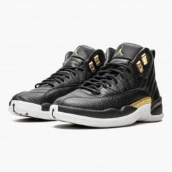 Nike Air Jordan 12 Retro "Reptile" Dame/Herre AO6068 007 Sort/Metallic-Guld Hvid