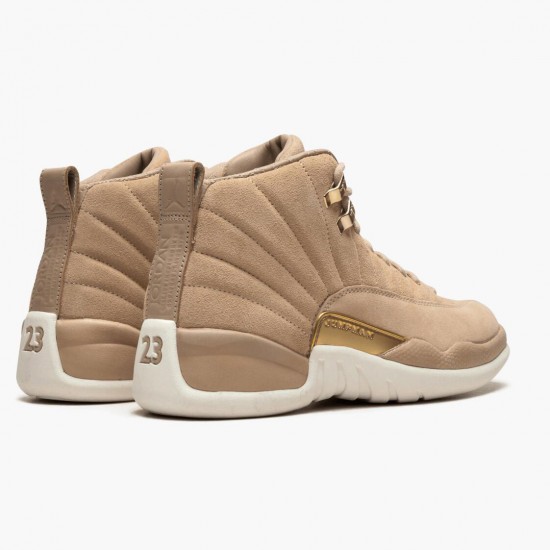 Nike Air Jordan 12 Retro Vachetta Tan Dame AO6068 203 Brown