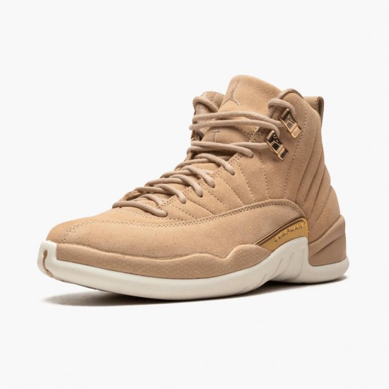 Nike Air Jordan 12 Retro Vachetta Tan Dame AO6068 203 Brown