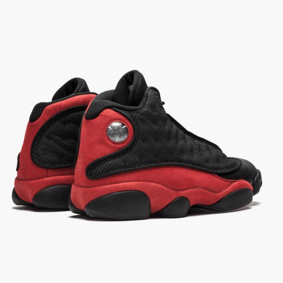 Nike Air Jordan 13 Retro Bred (2017) Dame/Herre 414571 004 Sort/True Rød-Hvid