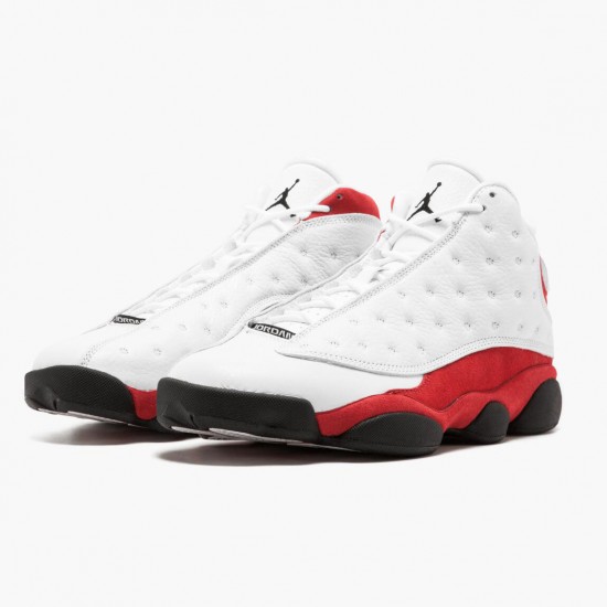 Nike Air Jordan 13 Retro Chicago 2017 Herre 414571 122 Hvid/Sort-Team Rød