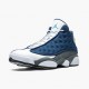 Nike Air Jordan 13 Retro Flint Dame/Herre Flåde/Flint Grå-Hvid-Universi 414571 404