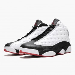 Nike Air Jordan 13 Retro "He Got Game" Herre 414571 104 Hvid/Sort-True Rød