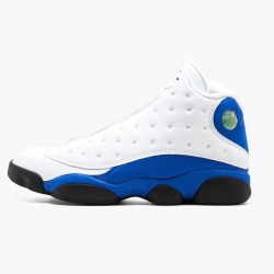 Nike Air Jordan 13 Retro "Hyper Royal" Herre 414571 117 Hvid/Hyper Royal-Sort