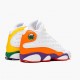 Nike Air Jordan 13 Retro Playground Dame CV0785 158 Hvid/Sort-Crt Prpl-Ttl Orang