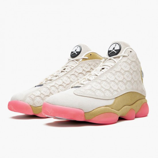 Nike Air Jordan 13 Retro Chinese New Year Ivory/Sort-Digital Lyserød-Club CW4409 100