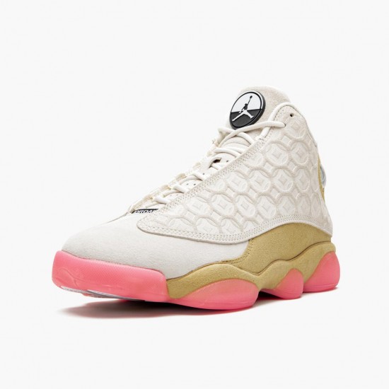 Nike Air Jordan 13 Retro Chinese New Year Ivory/Sort-Digital Lyserød-Club CW4409 100