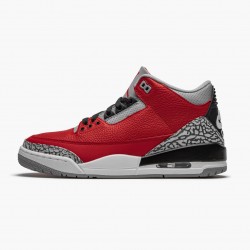 Nike Air Jordan 3 Retro "Fire Red Cement" Herre CU2277 600 Varsity Rød 