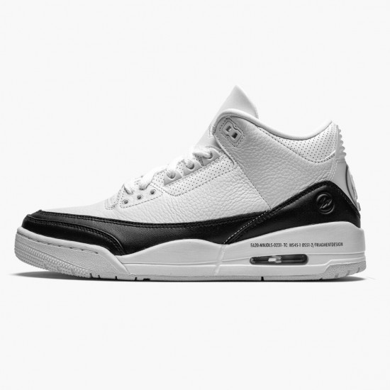 Nike Air Jordan 3 Retro Fragment Dame/Herre DA3595 100 Hvid/Sort-Hvid