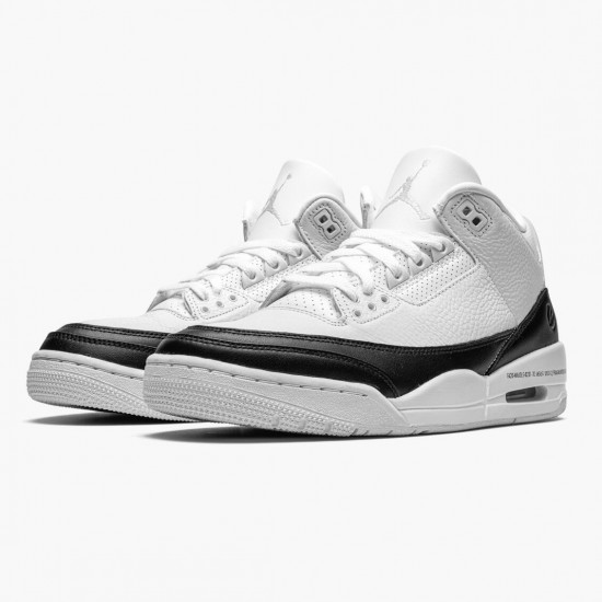 Nike Air Jordan 3 Retro Fragment Dame/Herre DA3595 100 Hvid/Sort-Hvid