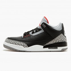 Nike Air Jordan 3 Retro OG "Black/Cement" Sort/Fire Rød-Cement Grå 854262 001 Aj3