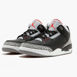 Nike Air Jordan 3 Retro OG "Black/Cement" Sort/Fire Rød-Cement Grå 854262 001 Aj3