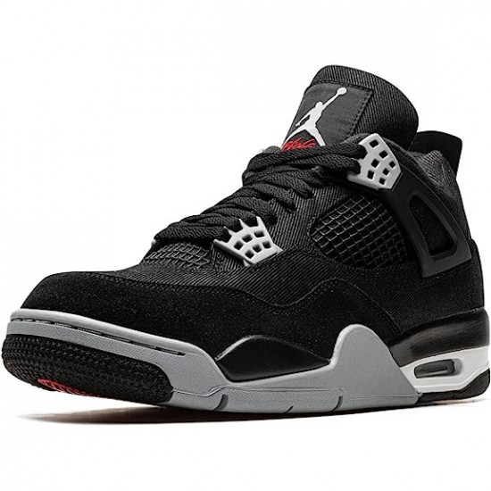 Nike Air Jordan 4 Retro Cactus Jack University Blå Sort Suede DH7138-006