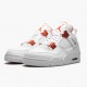 Nike Air Jordan 4 Retro Metallic Orange Dame/Herre CT8527 118 Hvid/Team Orange-Metallic Sil