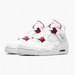 Nike Air Jordan 4 Retro "Metallic Red" Dame/Herre CT8527 112 Hvid/Metallic Silver-Univers 