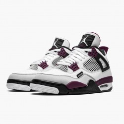 Nike Air Jordan 4 Retro "PSG Paris Saint Germain" Herre Hvid/Neutral Grå-Sort-Borde CZ5624 100