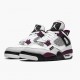 Nike Air Jordan 4 Retro PSG Paris Saint Germain Herre Hvid/Neutral Grå-Sort-Borde CZ5624 100