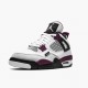 Nike Air Jordan 4 Retro PSG Paris Saint Germain Herre Hvid/Neutral Grå-Sort-Borde CZ5624 100