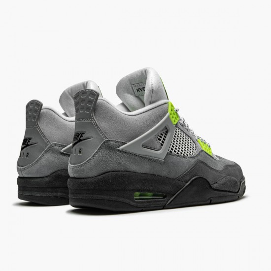 Nike Air Jordan 4 Retro SE 95 Neon Herre Cool Grå/Volt-Wolf Grå-Anthr CT5342 007