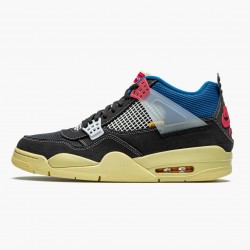 Nike Air Jordan 4 Retro "Union Off Noir" Dame/Herre DC9533 001 Off Noir/Brigade Blå-Dark Smo 