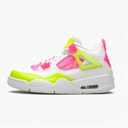 Nike Air Jordan 4 Retro "White Lemon Pink" Dame/Herre CV7808 100 Hvid/Lemon Venom/Lyserød Blast 