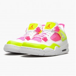 Nike Air Jordan 4 Retro "White Lemon Pink" Dame/Herre CV7808 100 Hvid/Lemon Venom/Lyserød Blast 