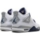 Nike Air Jordan 4 Midnight Flåde Hvid Midnight Flåde Light Smoke Grå-Fire Rød DH6927-140