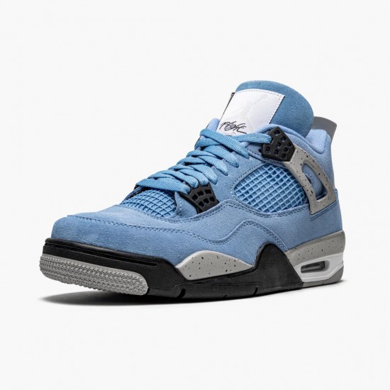 Nike Air Jordan 4 Retro University Blue CT8527 400 University Blå/Tech Grå-Whit Dame/Herre