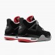 Nike Air Jordan 4 Retro Bred 2019 Release Sort/Cement Grå-Summit Hvid 308497 060