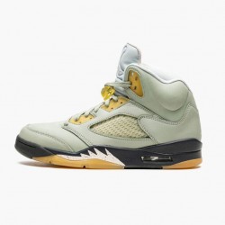 Nike Air Jordan 5 Jade Horizon Dame/Herre Light Silver-Anthracite-Lyserød Glaze DC7501 300