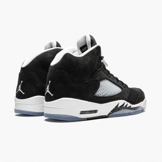 Nike Air Jordan 5 Oreo 2021 Dame/Herre Sort Hvid-Cool Grå CT4838 011