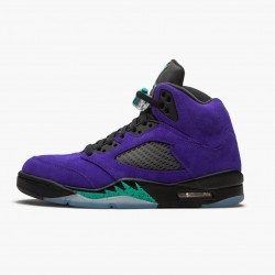 Nike Air Jordan 5 Retro "Alternate Grape" Herre Grape Ice/Sort-Clear-New Emer 136027 500 