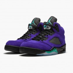 Nike Air Jordan 5 Retro "Alternate Grape" Herre Grape Ice/Sort-Clear-New Emer 136027 500 