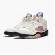 Nike Air Jordan 5 Retro International Flight Dame/Herre Sail/Racer Blå-Cone-Sort 136027 148