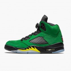 Nike Air Jordan 5 Retro SE "Oregon" Dame/Herre Grøn Gul CK6631 307