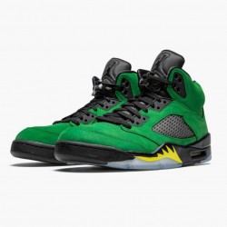 Nike Air Jordan 5 Retro SE "Oregon" Dame/Herre Grøn Gul CK6631 307