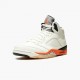 Nike Air Jordan 5 Retro Shattered Backboard Dame/Herre Sail Orange Sort DC1060 100